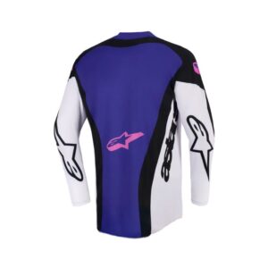 Jersey Alpinestars TECHSTAR KNIF BLACK LIGHT GRAY PURPLE
