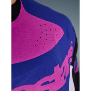 Jersey Alpinestars TECHSTAR KNIF BLACK LIGHT GRAY PURPLE