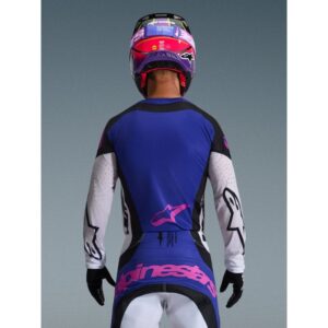 Jersey Alpinestars TECHSTAR KNIF BLACK LIGHT GRAY PURPLE