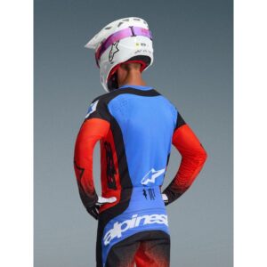 Jersey Alpinestars TECHSTAR KNIF ORANGE BLACK UCLA BLUE