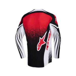 Jersey Alpinestars TECHSTAR NOMUR BLACK WHITE RED