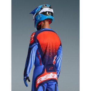 Jersey Alpinestars TECHSTAR NOMUR DEEP DARK NAVY ORANGE UCLA BLUE