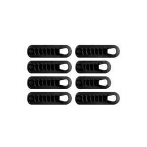 JUEGO DE CORREAS CON HEBILLA TIPO 4 - SUPERVICTORY NEGRO