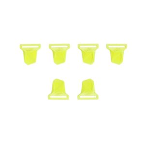 JUEGO DE HEBILLAS DE PRESIÓN PARA RODILLERAS BIONIC 10 Y 7 AMARILLO FLUOR