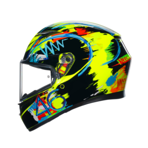 CASCO AGV K3 E2206 ROSSI WINTER TEST 2019