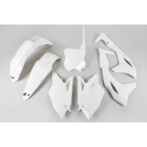 Kit plástica completo UFO Kawasaki color blanco KAKIT224-041