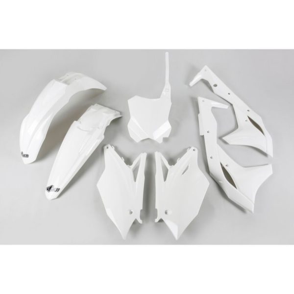 Kit plástica completo UFO Kawasaki color blanco KAKIT224-041