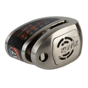 Candado disco para moto kovix knx10 metal con alarma 120db seguro de 10mm doble lock