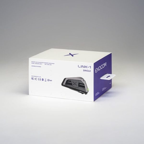 Intercomunicador  Scorpion LINK-1 (Dual) pack Dark Silver