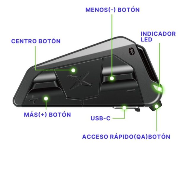 Intercomunicador  Scorpion LINK-1 (Dual) pack Dark Silver