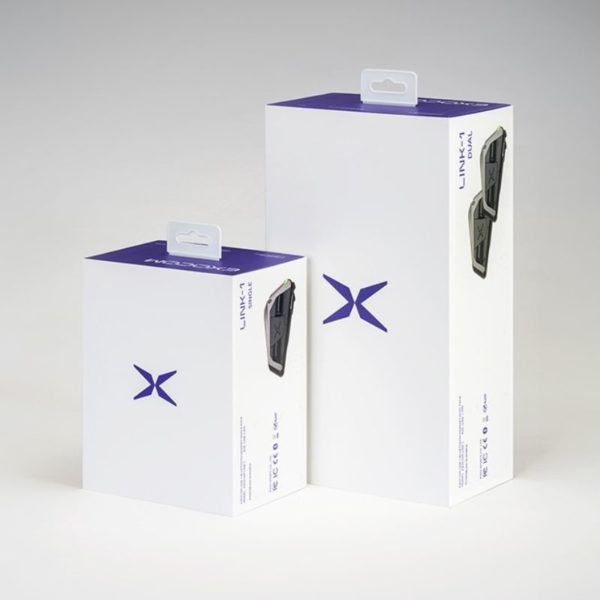 Intercomunicador  Scorpion LINK-1 (Dual) pack Dark Silver