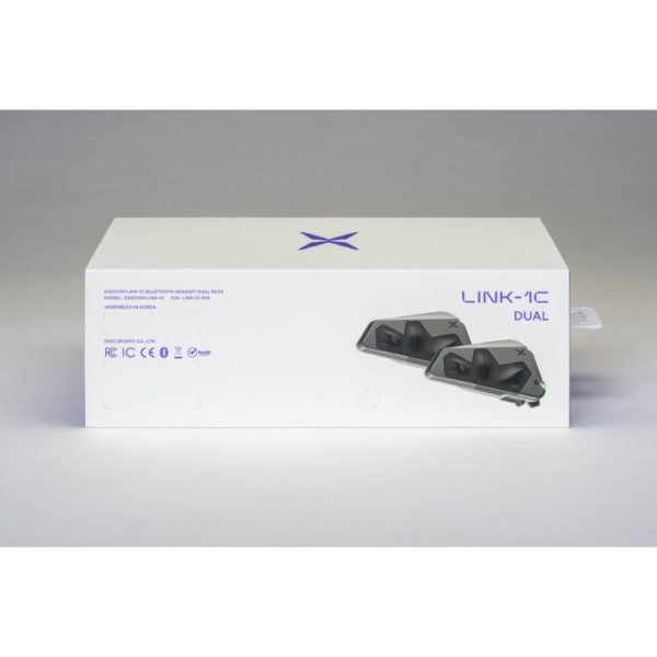 Intercomunicador  Scorpion Link-1C (Dual) pack Black