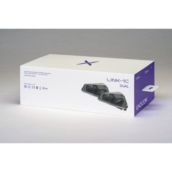 Intercomunicador  Scorpion Link-1C (Dual) pack Black