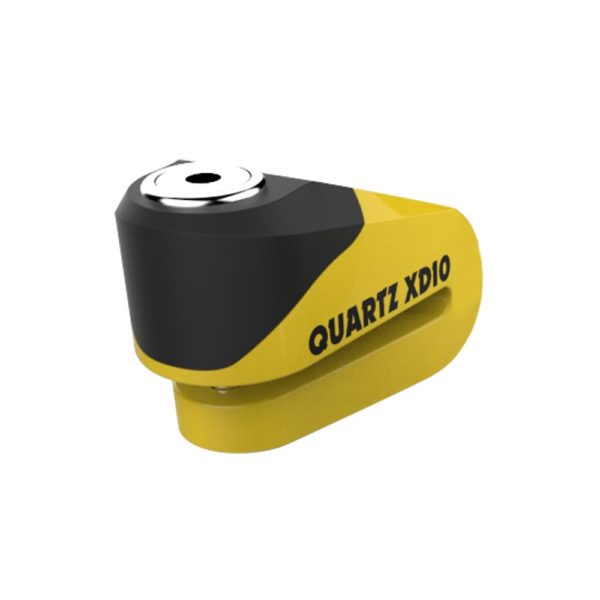 CANDADO DISCO OXFORD QUARTZ XD10 10MM AMARILLO/NEGRO LK267