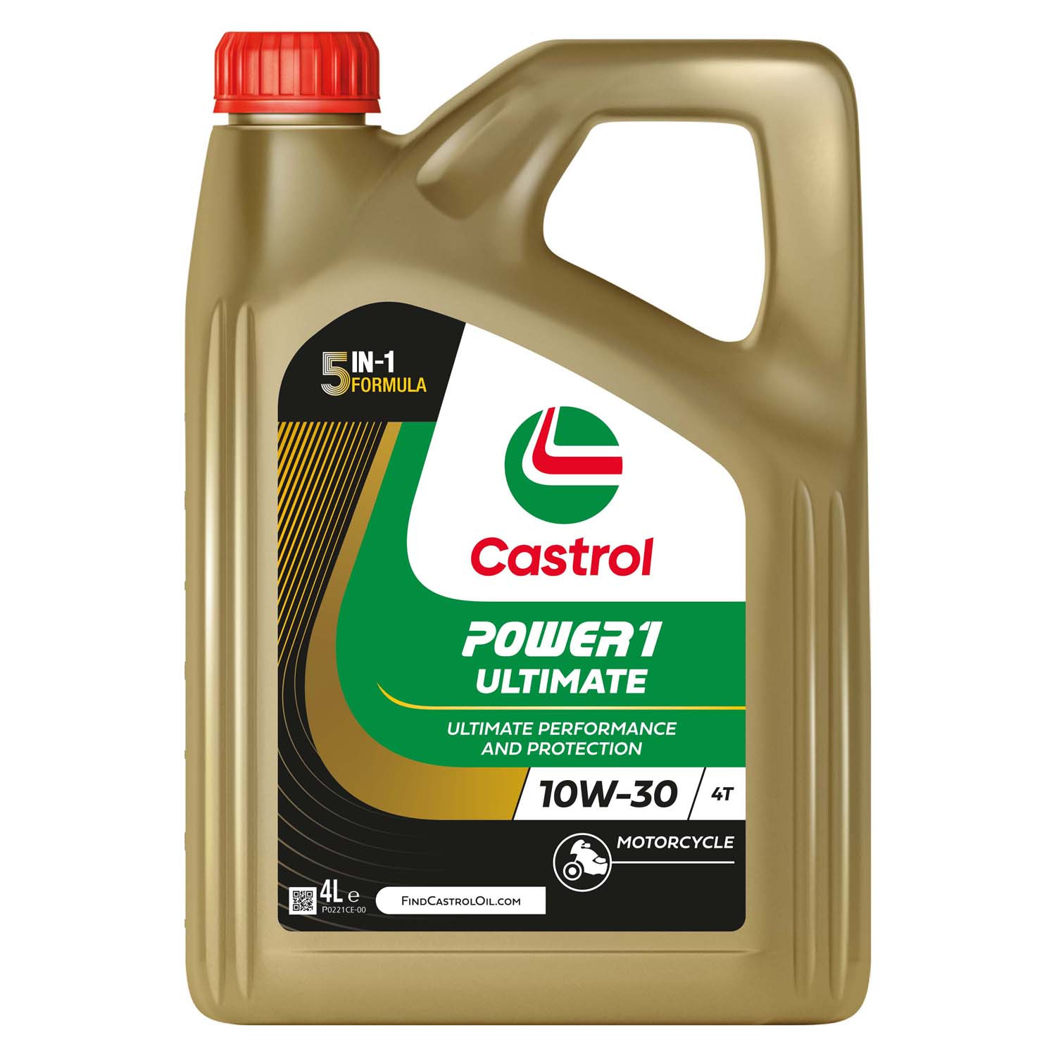 LUBRICANTE MOTOR CASTROL POWER1 ULTIMATE 4T 10W30 4L