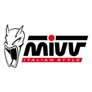 Escape Mivv 2 Slip-On Oval titan con tapa carbono Aprilia Pegaso Strada 650 2005-11