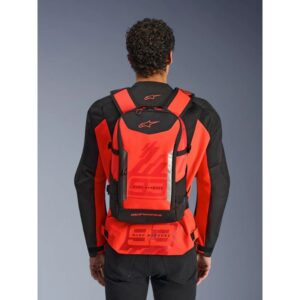 Mochila Alpinestars MM93 AMP3 Red Fluo Bright Red Black