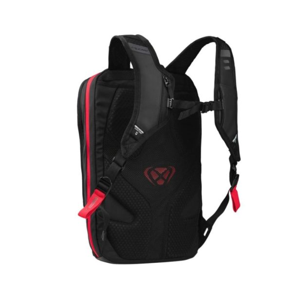 MOCHILA IXON R-LASER 25 BLACK WHITE RED