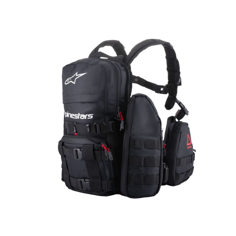 MOCHILA TÁCTICA TECHDURA BLACK WHITE