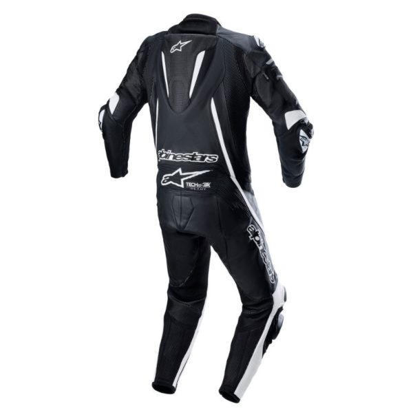 Mono Alpinestars FUSION LEATHER SUIT 1 PC BLACK WHITE