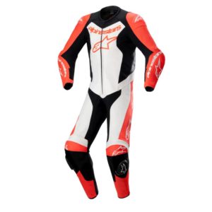 Mono Alpinestars GP FORCE LURV 1PC LEATHER RED FLUO WHITE BLACK