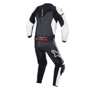 Mono Alpinestars GP FORCE LURV 2PC LEATHER BLACK WHITE RED FLUO