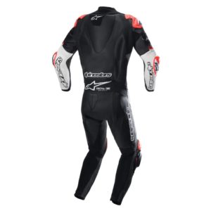 Mono Alpinestars GP TECH V4 1 PC SUIT BLACK WHITE