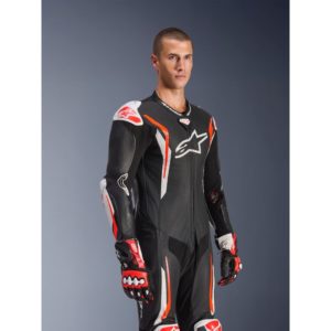 Mono Alpinestars GP TECH V5 BLACK WHITE RED FLUO