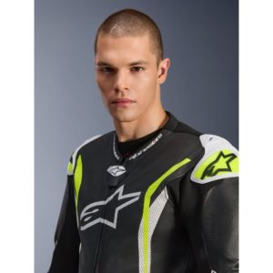 Mono Alpinestars GP TECH V5 BLACK WHITE YELLOW FLUO