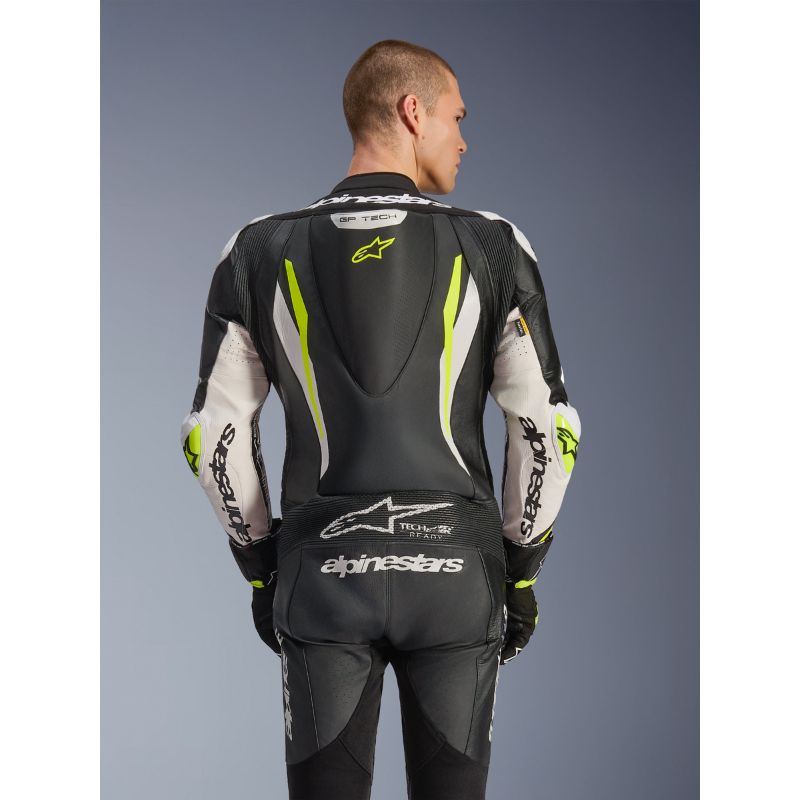 Mono Alpinestars GP TECH V5 BLACK WHITE YELLOW FLUO
