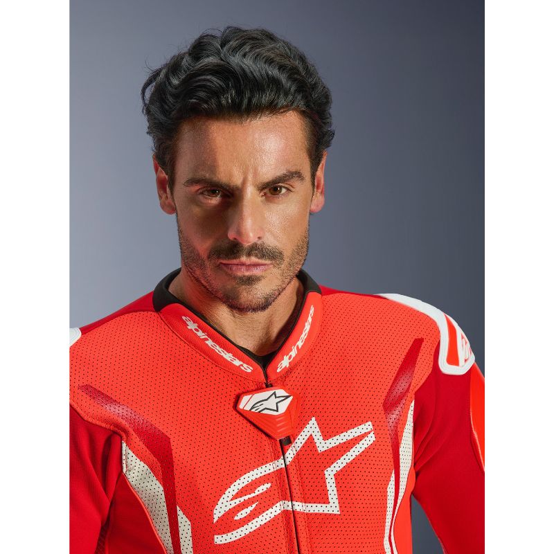 Mono Alpinestars GP TECH V5 RED FLUO BRIGHT RED WHITE