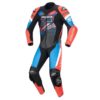 Mono Alpinestars HONDA GP FORCE LEATHER SUIT BLACK BRIGHT RED BLUE