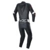 Mono Alpinestars STELLA GP PLUS 1PC LEATHER SUIT BLACK WHITE BRIGHT RED - Imagen 2