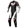 Mono Alpinestars STELLA GP PLUS 1PC LEATHER SUIT BLACK WHITE BRIGHT RED