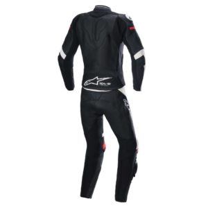Mono Alpinestars STELLA GP PLUS 2 PC LEATHER SUIT BLACK WHITE BRIGHT RED