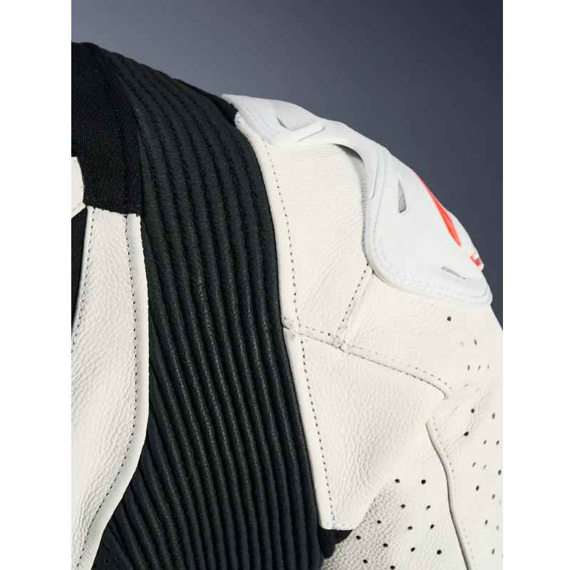 Mono Alpinestars STELLA GP-R7 1PC LEATHER SUIT WHITE BLACK RED FLUO