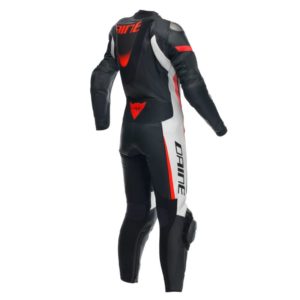 Mono Dainese IGROBNIK LADY LEATHER 1PC SUIT PERF NEGRO BLANCO ROJO FLUOR