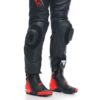 Mono Dainese LAGUNA SECA 5 2PCS TRAJE CUERO NEGRO ANTRACITA ROJO FLUOR - Imagen 3