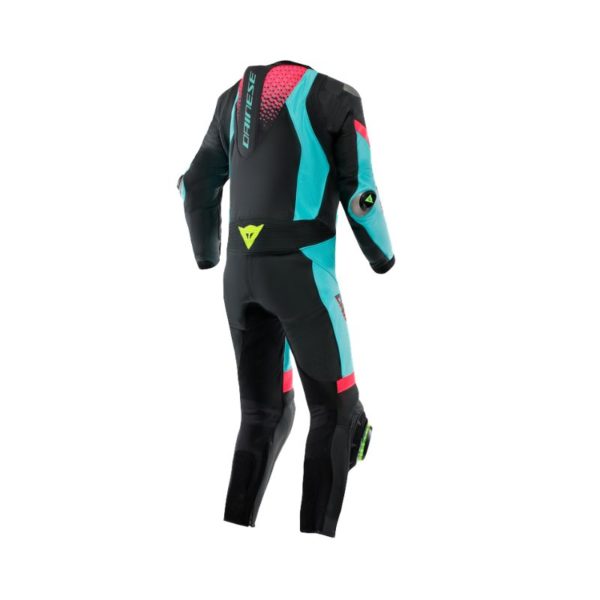 Mono Dainese LAGUNA SECA 6 PERF 1 PIEZA BLACK WATER FUXIA