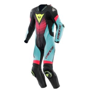 Mono Dainese LAGUNA SECA 6 PERF 1 PIEZA BLACK WATER FUXIA