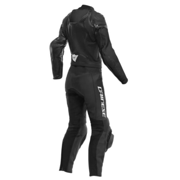 Mono Dainese MIRAGE LADY PIEL 2 PIEZAS NEGRO NEGRO BLANCO