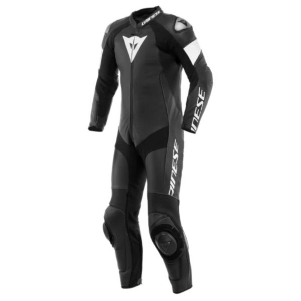 Mono Dainese MIRAGE LADY PIEL 2 PIEZAS NEGRO NEGRO BLANCO