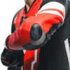Mono Dainese MISANO 3 PERF. D-AIR® 1PC LEATHER SUIT BLACK/RED/FLUO-RED - Imagen 6