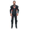 Mono Dainese TOSA 1 PCS CUERO PERF  BLACK FLUO-RED WHITE - Imagen 11