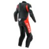 Mono Dainese TOSA 1 PCS CUERO PERF  BLACK FLUO-RED WHITE - Imagen 5
