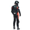 Mono Dainese TOSA 1 PCS CUERO PERF  BLACK FLUO-RED WHITE - Imagen 3