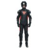 Mono Dainese TOSA 1 PCS CUERO PERF  BLACK FLUO-RED WHITE - Imagen 4