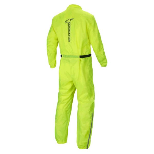 Mono de lluvia impermeable Alpinestars HURRICANE RAIN V2 YELLOW FLUO