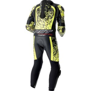 Mono de piel RST Pro Series D3O Airbag negro amarillo neón