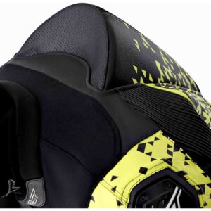 Mono de piel RST Pro Series D3O Airbag negro amarillo neón